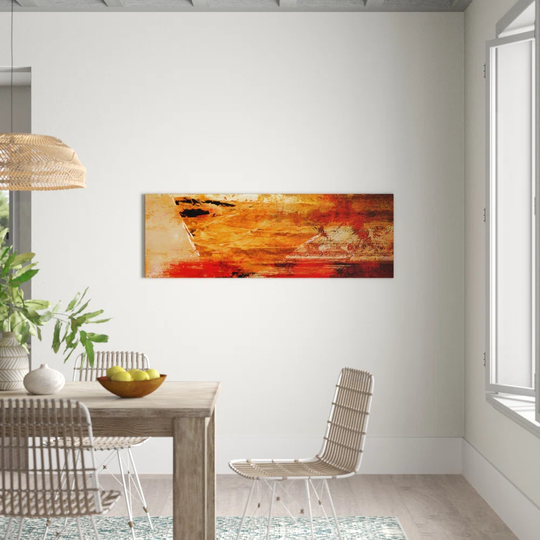 Enigma Panorama Abstract 758 Graphic Art Print on Canvas