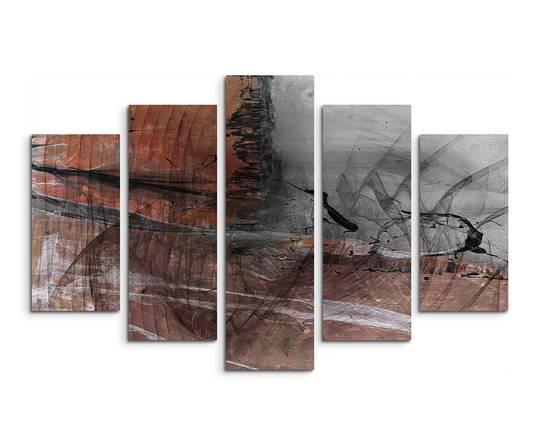 Enigma Abstract 1422 Graphic Art Print Multi-Piece Image on Canvas