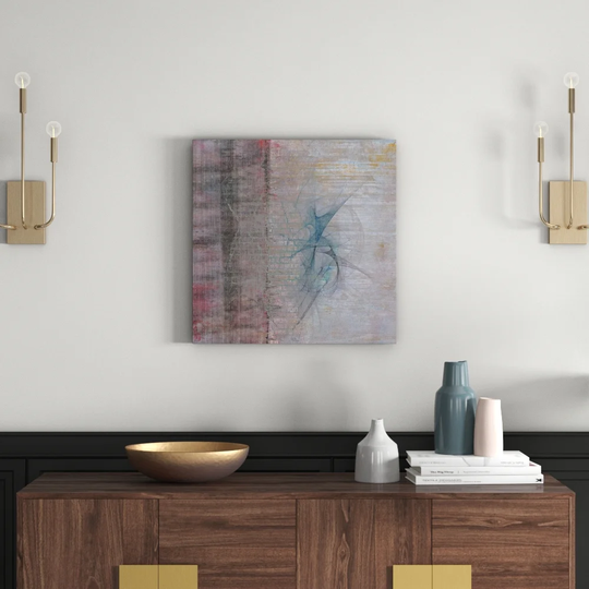 Abstract 1232 - Wrapped Canvas Graphic Art Print on Canvas