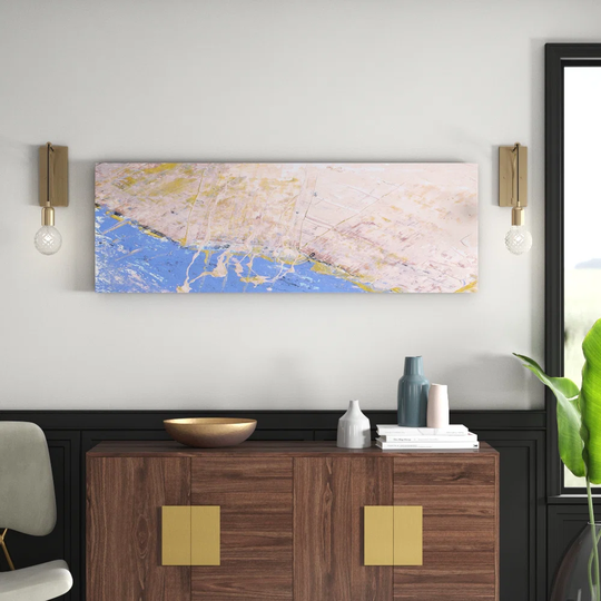 Enigma Panorama Abstract 651 Graphic Art Print on Canvas
