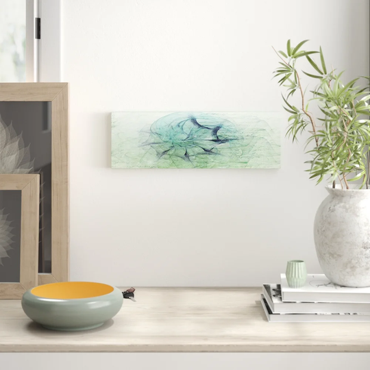 Enigma Panorama Abstract 1127 Graphic Art Print on Canvas