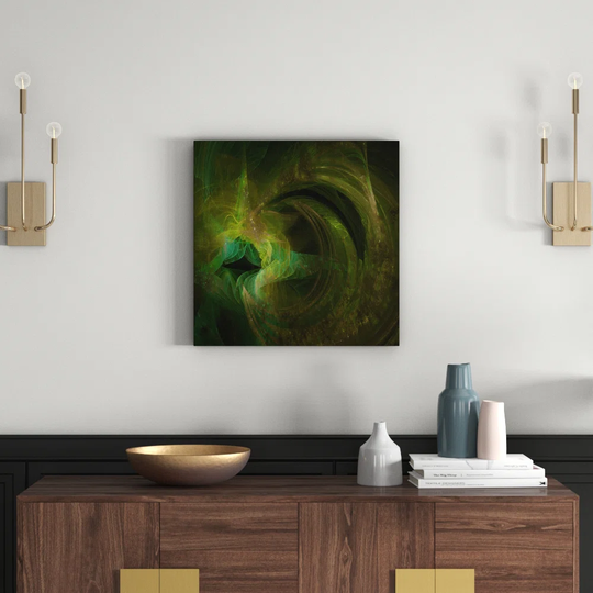 Enigma Abstract 1074 Graphic Art Print on Canvas