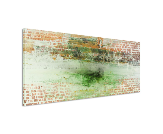 Enigma Panorama Abstract 1175 Graphic Art Print on Canvas
