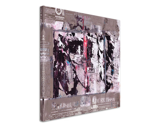Enigma Abstract 811 Graphic Art Print on Canvas