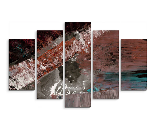 Enigma Abstract 647 Graphic Art Print Multi-Piece Image on Canvas