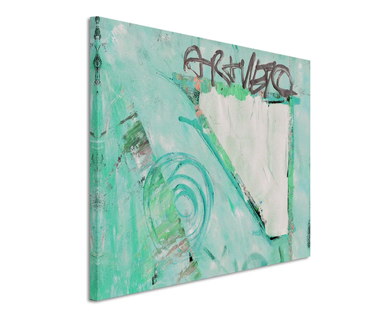 Enigma Abstract 582 Graphic Art Print on Canvas