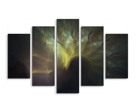 Enigma Sculpture Abstract 1012 Graphic Art Print Multi-Piece Image on Canvas