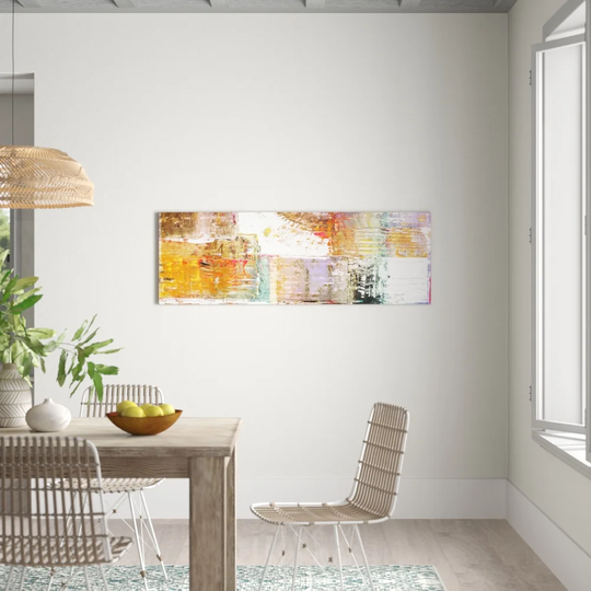 Panorama Abstract 992 Graphic Art Print on Canvas