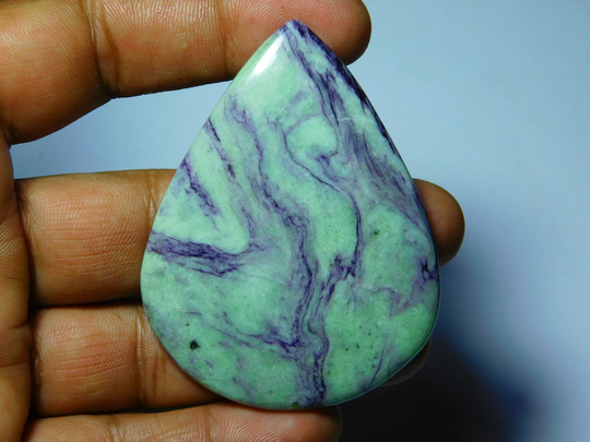 A1 Quality Kammererite Gemstone, Natural Cabochons, Hand Polished Loose Stone, Kammererite Jewelry 188Cts.(66x51mm