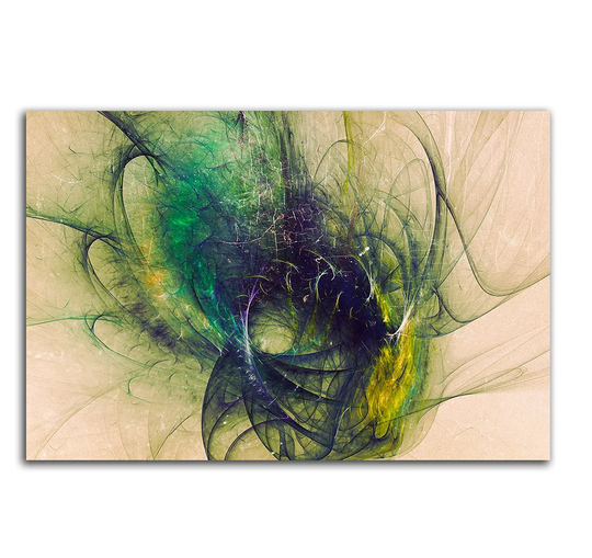 Enigma 460 Abstract Graphic Art Print on Canvas