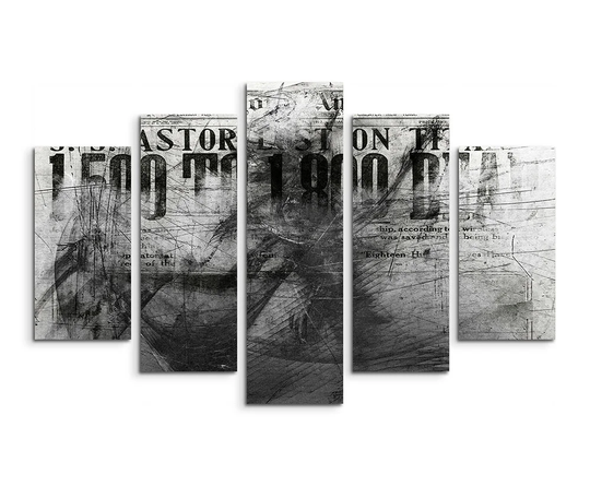 Enigma Abstract 1409 Graphic Art Print Multi-Piece Image on Canvas