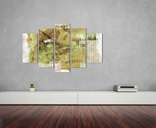 Enigma Abstract 703 Graphic Art Print Multi-Piece Image on Canvas