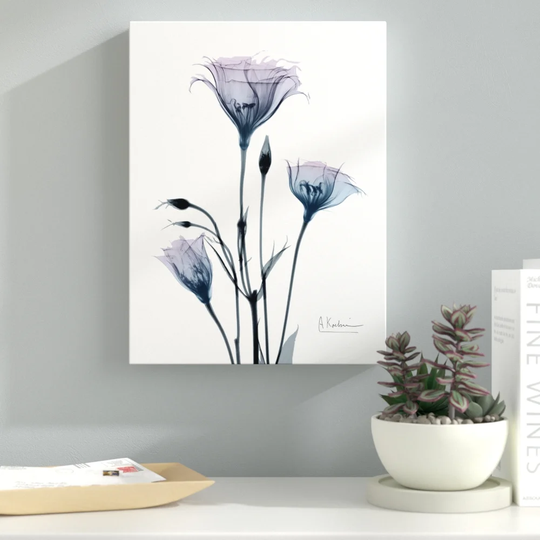 Midnight Gentian 2 - Wrapped Canvas Graphic Art Print