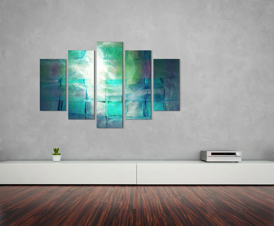 Enigma Abstract 1493 Graphic Art Print Multi-Piece Image on Canvas