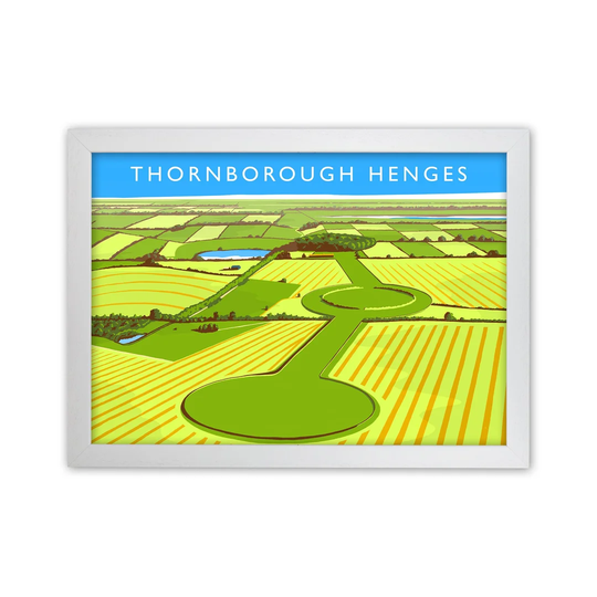 Thornborough Henges by Richard O'Neill - Graphic Art
