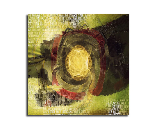 Enigma Abstract 494 Graphic Art Print on Canvas
