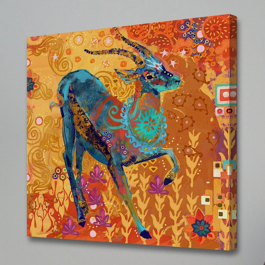 Gazelle of Samburu by Evelia - Wrapped Canvas Graphic Art Print