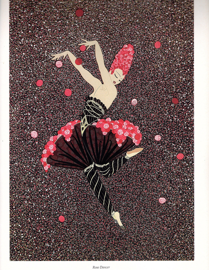 New Erte Graphics Rose Dancer