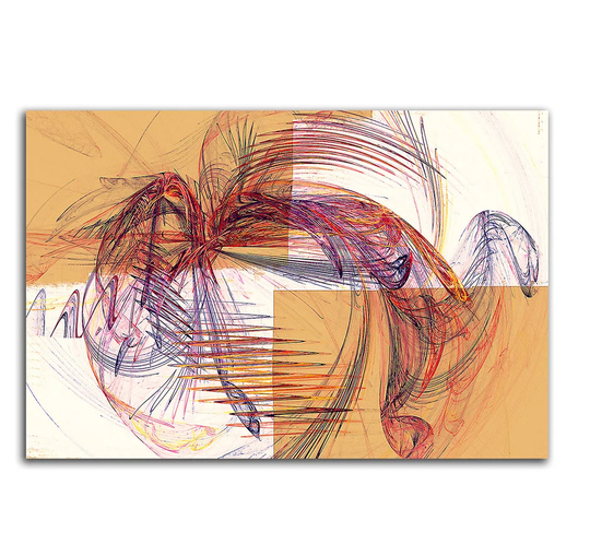 Enigma Abstract 084 Graphic Art Print on Canvas