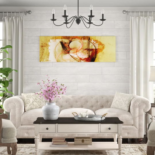 Enigma Panorama Abstract 336 Graphic Art Print on Canvas