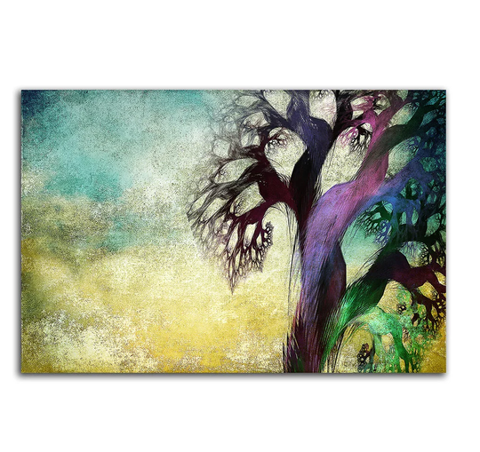 Enigma 055 Abstract Graphic Art Print on Canvas