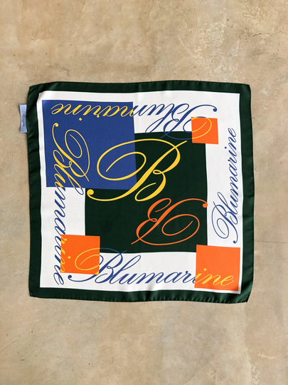 Vintage Blumarine Silk Scarf 50cm