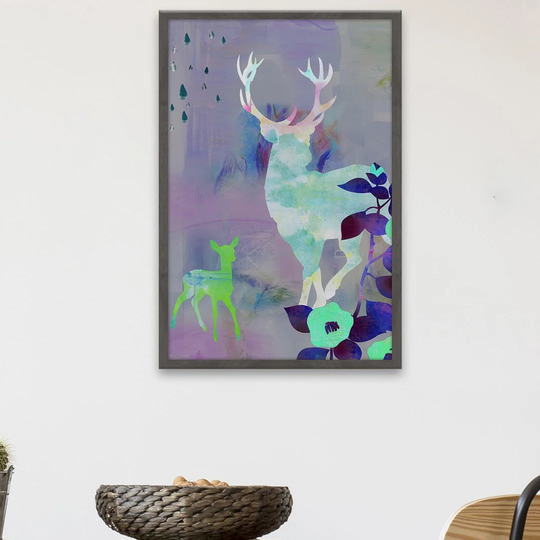Walking at Night by Claudia Schoen - Picture Frame Graphic Art Print on Paper