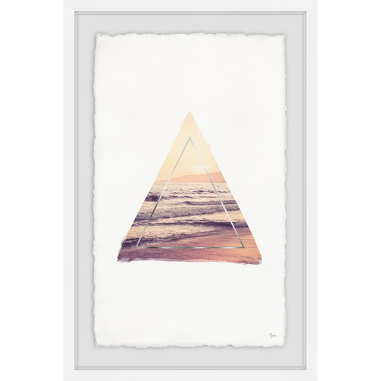 Sunset Sea by Eyre Tarney - Picture Frame Graphic Art Print on Paper