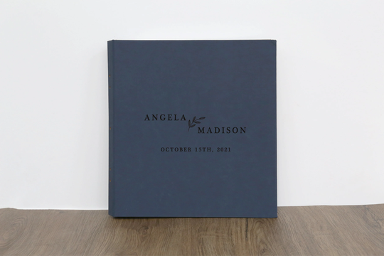 Dark Blue Personalized Photo Album With Sleeves /For 550-880 4x6