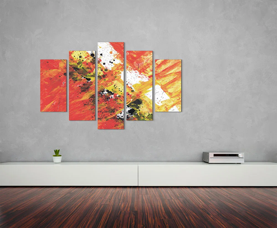 Enigma Abstract 513 Graphic Art Print Multi-Piece Image on Canvas