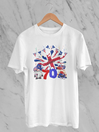 Platinum Jubilee T Shirt Lets Celebrate 70 Years The Queen Adults Kids