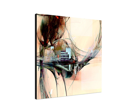 Enigma 328 Abstract Graphic Art Print on Canvas