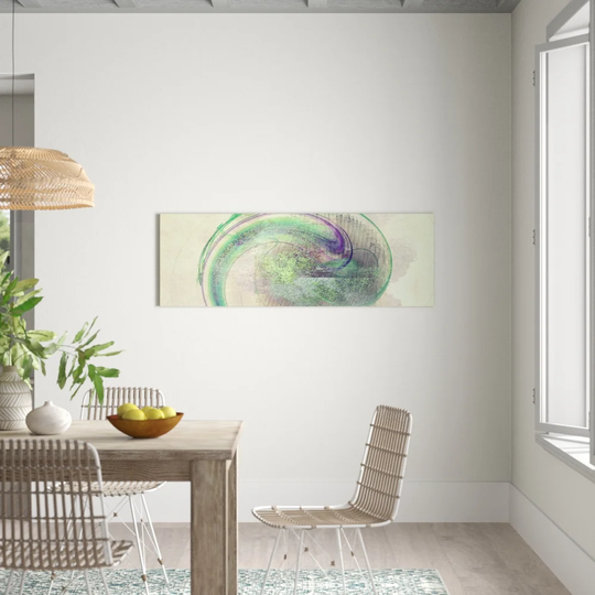 Enigma Panorama Abstract 347 Graphic Art Print on Canvas
