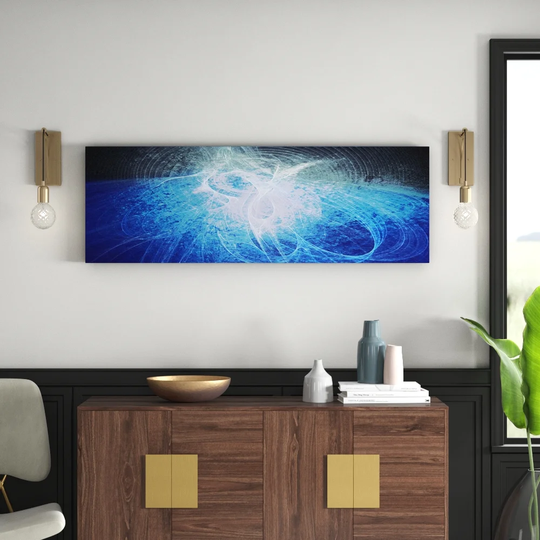 Enigma Panorama Abstract 1058 Graphic Art Print on Canvas