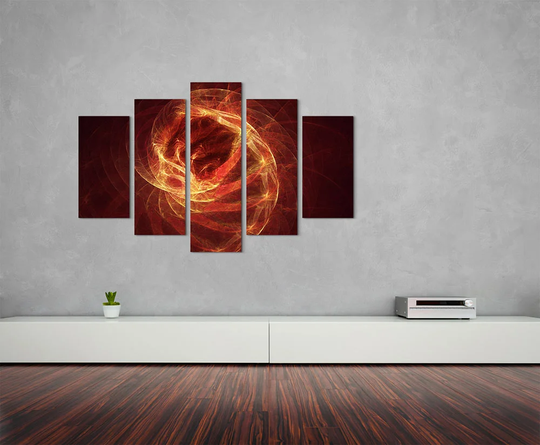 Enigma Sculpture Abstract 1145 Graphic Art Print Multi-Piece Image on Canvas