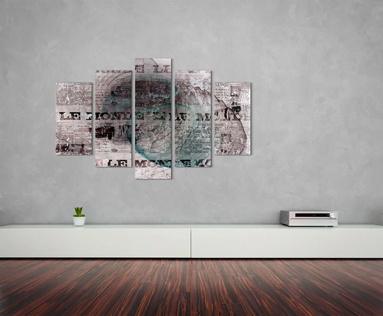 Enigma Abstract 792 Graphic Art Print Multi-Piece Image on Canvas