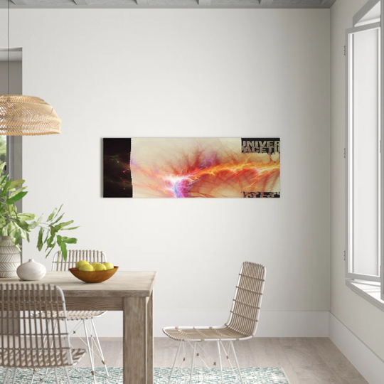 Enigma Panorama Abstract 175 Graphic Art Print on Canvas