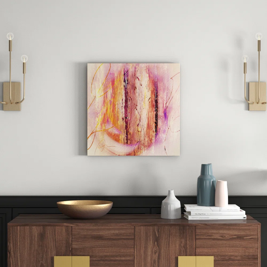 Enigma Abstract 1257 Graphic Art Print on Canvas
