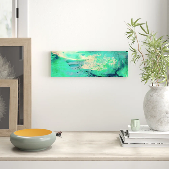 Abstract 961 - Wrapped Canvas Panoramic Graphic Art Print on Canvas