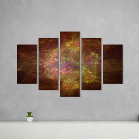 Enigma Sculpture Abstract 1071 Graphic Art Print Multi-Piece Image on Canvas