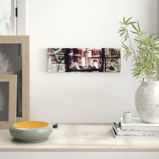 Enigma Panorama Abstract 446 Graphic Art Print on Canvas