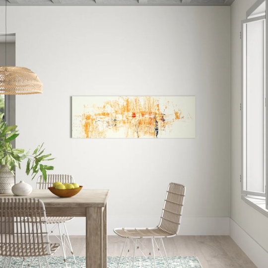 Enigma Panorama Abstract 007 Graphic Art Print on Canvas