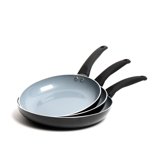 3-Piece Non-Stick Frying Pan Set