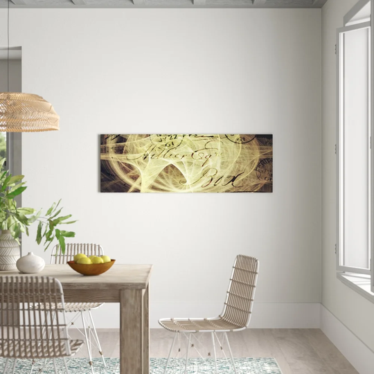 Enigma Panorama Abstract 1275 Graphic Art Print on Canvas