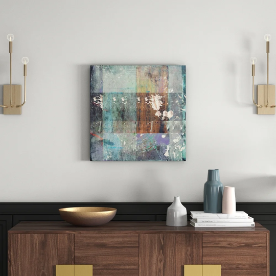 Enigma Abstract 824 Graphic Art Print on Canvas