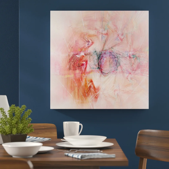 Abstract 120 - Wrapped Canvas Graphic Art Print on Canvas