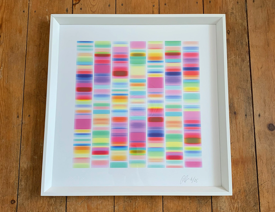 Dna Profile. Framed Print/Limited Editions Of 25 Premium Quality, Eco Friendly Available in 3 Sizes