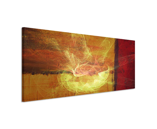 Enigma Panorama Abstract 1154 Graphic Art Print on Canvas
