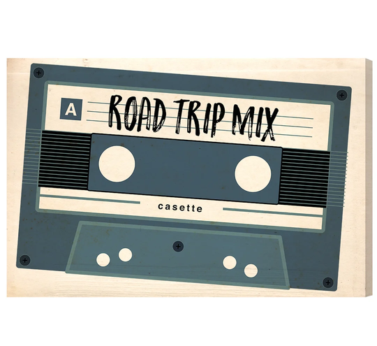 Road Trip Mix - Wrapped Canvas Graphic Art Print