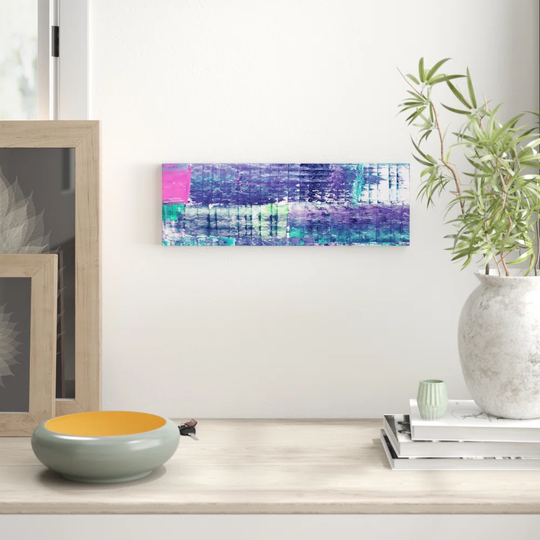 Enigma Panorama Abstract 972 Graphic Art Print on Canvas